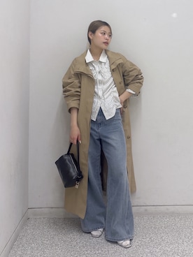 「FREE'S MART（フリーズマート）のアイテム」を使った、𝐒𝐡𝐢𝐧𝐨さん（レディース・150cm）の春コーディネート