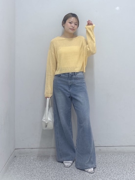 「FREE'S MART（フリーズマート）のアイテム（パンツ）」を使った、𝐒𝐡𝐢𝐧𝐨さん（レディース・150cm）の春コーディネート