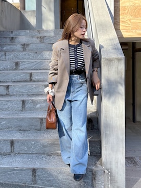 𝐒𝐡𝐢𝐧𝐨さん(レディース・150cm)の冬コーディネート