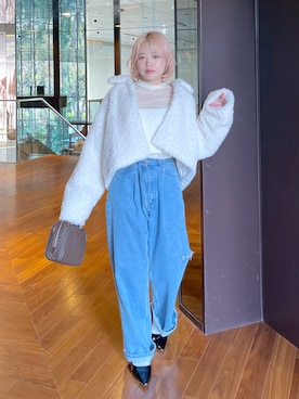 「新星WEARISTAにエントリー」｜「アイテム（バレエシューズ）」を使った、𝐒𝐡𝐢𝐧𝐨さん（レディース・150cm）の冬コーディネート