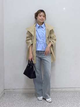 「FREE'S MART（フリーズマート）のアイテム（パンツ）」を使った、𝐒𝐡𝐢𝐧𝐨さん（レディース・150cm）の秋コーディネート