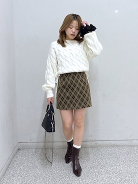 「パール」｜𝐒𝐡𝐢𝐧𝐨さん（レディース・150cm）の秋コーディネート