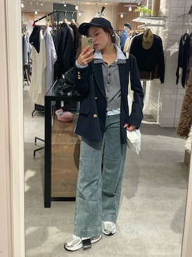 「FREE'S MART（フリーズマート）のアイテム（パンツ）」を使った、𝐒𝐡𝐢𝐧𝐨さん（レディース・150cm）の春コーディネート