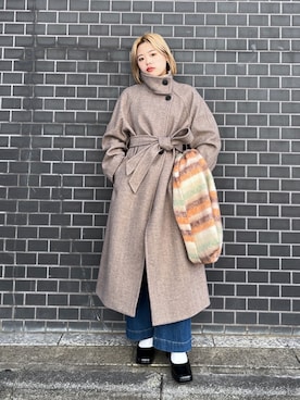 「重ね着ベストシーズン」｜「アイテム（パンプス）」を使った、𝐒𝐡𝐢𝐧𝐨さん（レディース・150cm）の秋コーディネート