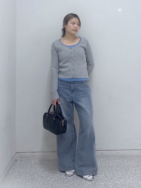 「FREE'S MART（フリーズマート）のアイテム（パンツ）」を使った、𝐒𝐡𝐢𝐧𝐨さん（レディース・150cm）の春コーディネート