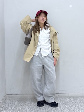 「FREE'S MART（フリーズマート）のアイテム（バッグ）」を使った、𝐒𝐡𝐢𝐧𝐨さん（レディース・150cm）の秋コーディネート