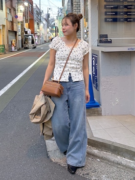 「FREE'S MART（フリーズマート）のアイテム」を使った、𝐒𝐡𝐢𝐧𝐨さん（レディース・150cm）の春コーディネート