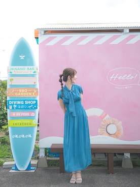 「アイテム（ワンピース/ドレス）」を使った、Poteさん（レディース・170cm）の秋コーディネート