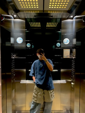 「VETEMENTS(ヴェトモン)のアイテム(帽子)」を使った、CMPさん(メンズ・174cm)の春コーディネート