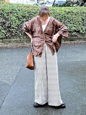&りっちさん（レディース・154cm）の夏コーディネート