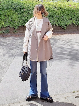 &りっちさん（レディース・154cm）の春コーディネート