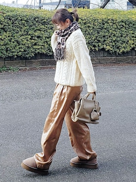 &りっちさん（レディース・154cm）の冬コーディネート