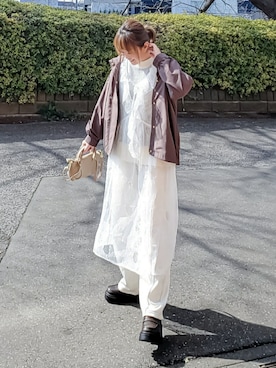 「U.S. POLO ASSN.（ユーエスポロアッスン）のアイテム」を使った、&りっちさん（レディース・154cm）の春コーディネート