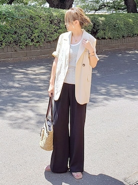 &りっちさん(レディース・154cm)の夏コーディネート