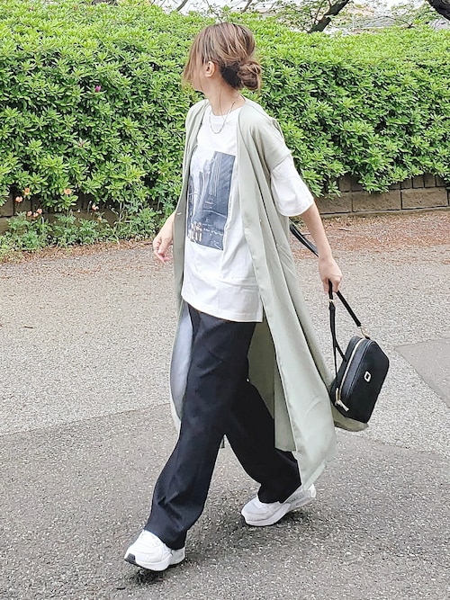 &りっち｜Wranglerのスラックスを使ったコーディネート WEAR