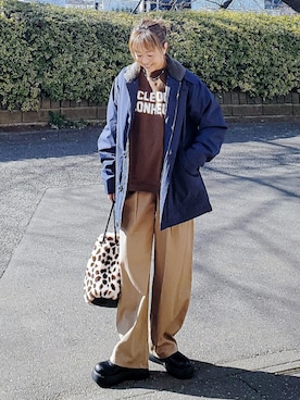 &りっちさん（レディース・154cm）の冬コーディネート