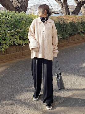 &りっちさん(レディース・154cm)の冬コーディネート