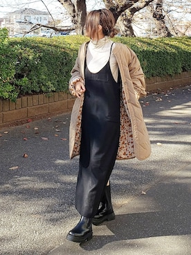 &りっちさん（レディース・154cm）の冬コーディネート