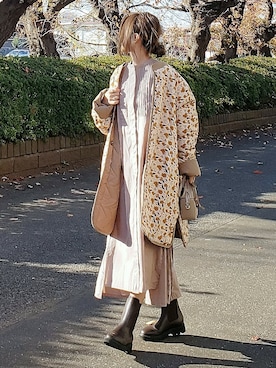 &りっちさん（レディース・154cm）の冬コーディネート