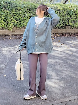 「GLOSTER（グロスター）のアイテム」を使った、&りっちさん（レディース・154cm）の秋コーディネート