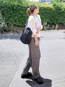 &りっちさん(レディース・154cm)の夏コーディネート