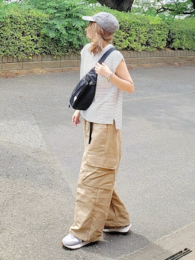 &りっちさん（レディース・154cm）の夏コーディネート