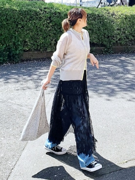 「Riberry（リベリー）のアイテム」を使った、&りっちさん（レディース・154cm）の春コーディネート