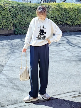 「CIAOPANIC TYPY（チャオパニックティピー）のアイテム」を使った、&りっちさん（レディース・154cm）の春コーディネート