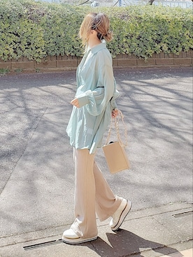 &りっちさん（レディース・154cm）の春コーディネート