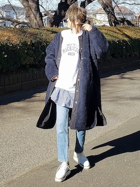 &りっちさん（レディース・154cm）の冬コーディネート