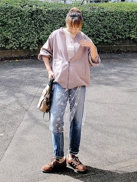 「ラップスカート」｜&りっちさん（レディース・154cm）の秋コーディネート