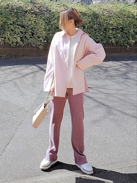 &りっちさん（レディース・154cm）の春コーディネート