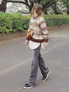 &りっちさん（レディース・154cm）の秋コーディネート