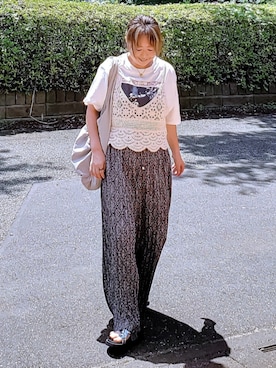 &りっちさん(レディース・154cm)の夏コーディネート