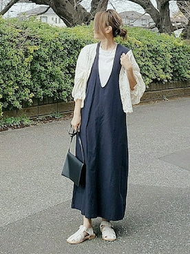 &りっちさん（レディース・154cm）の春コーディネート