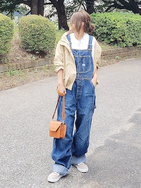 「Lee」｜&りっちさん（レディース・154cm）の秋コーディネート