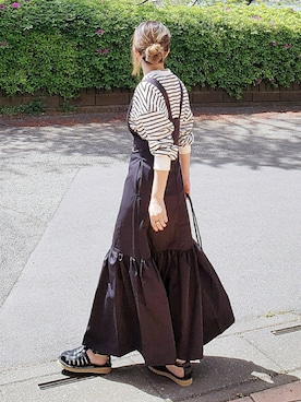 &りっちさん（レディース・154cm）の春コーディネート