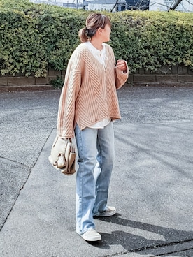 &りっちさん（レディース・154cm）の春コーディネート