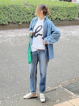 &りっちさん(レディース・154cm)の春コーディネート