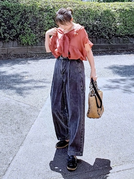 &りっちさん(レディース・154cm)の夏コーディネート