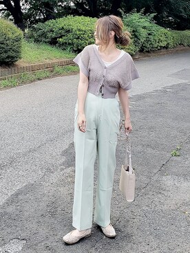 &りっちさん（レディース・154cm）の夏コーディネート