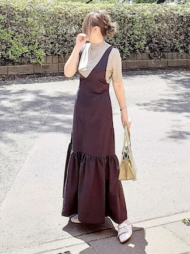 &りっちさん（レディース・154cm）の夏コーディネート