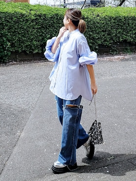 &りっちさん（レディース・154cm）の春コーディネート