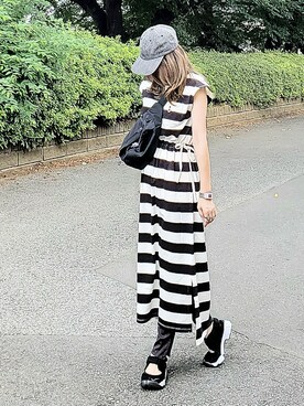&りっちさん（レディース・154cm）の夏コーディネート