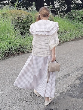 「sakishimatokyo」｜「アイテム（その他シューズ）」を使った、&りっちさん（レディース・154cm）の夏コーディネート
