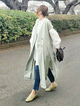 &りっちさん（レディース・154cm）の春コーディネート