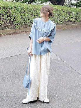 &りっちさん（レディース・154cm）の夏コーディネート