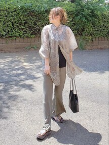 6 ROKU SUKE MARBLE PRINT SHIRT  36 新品未使用 6(ROKU) SUKE MARBLE PRINT SHIRT/シャツ 36 - メルカリ