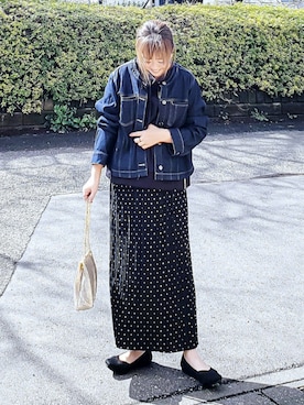 &りっちさん（レディース・154cm）の春コーディネート