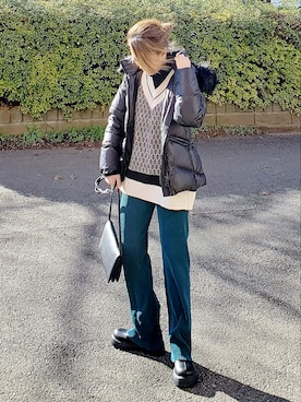 &りっちさん（レディース・154cm）の冬コーディネート